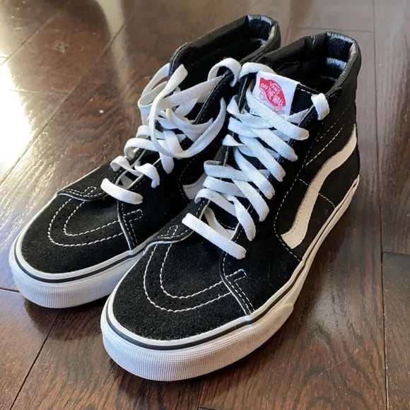 Vans Sk8-Hi Black/White - Picture 1 of 6